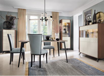 Dining table wood tables table dining room solid designer 160x90x76cm